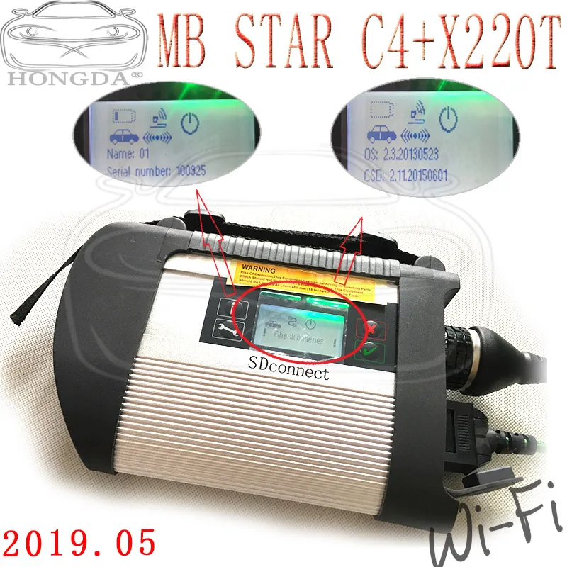 Качественное полное Программное обеспечение,12 xenter/das/DTS Monaco8 X220t i5 MB STAR C4 SD Подключение Компактный 4 диагностический инструмент с функцией Wi-Fi