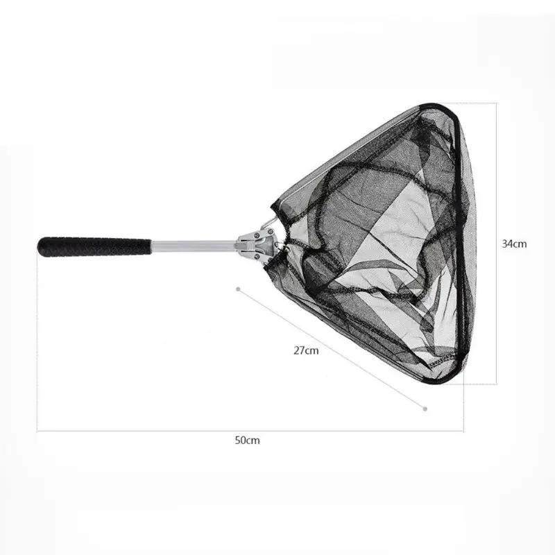Светильник-сачок телескопическая складная сачок из алюминиевого сплава ловушка рыболовные сети рыболовные снасти Pesca инструмент
