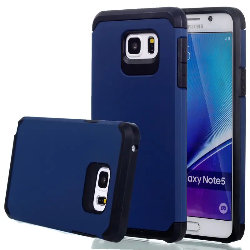 For Samsung Galaxy Note5 Case Anti knock Slim Rugged Hybrid PC+TPU