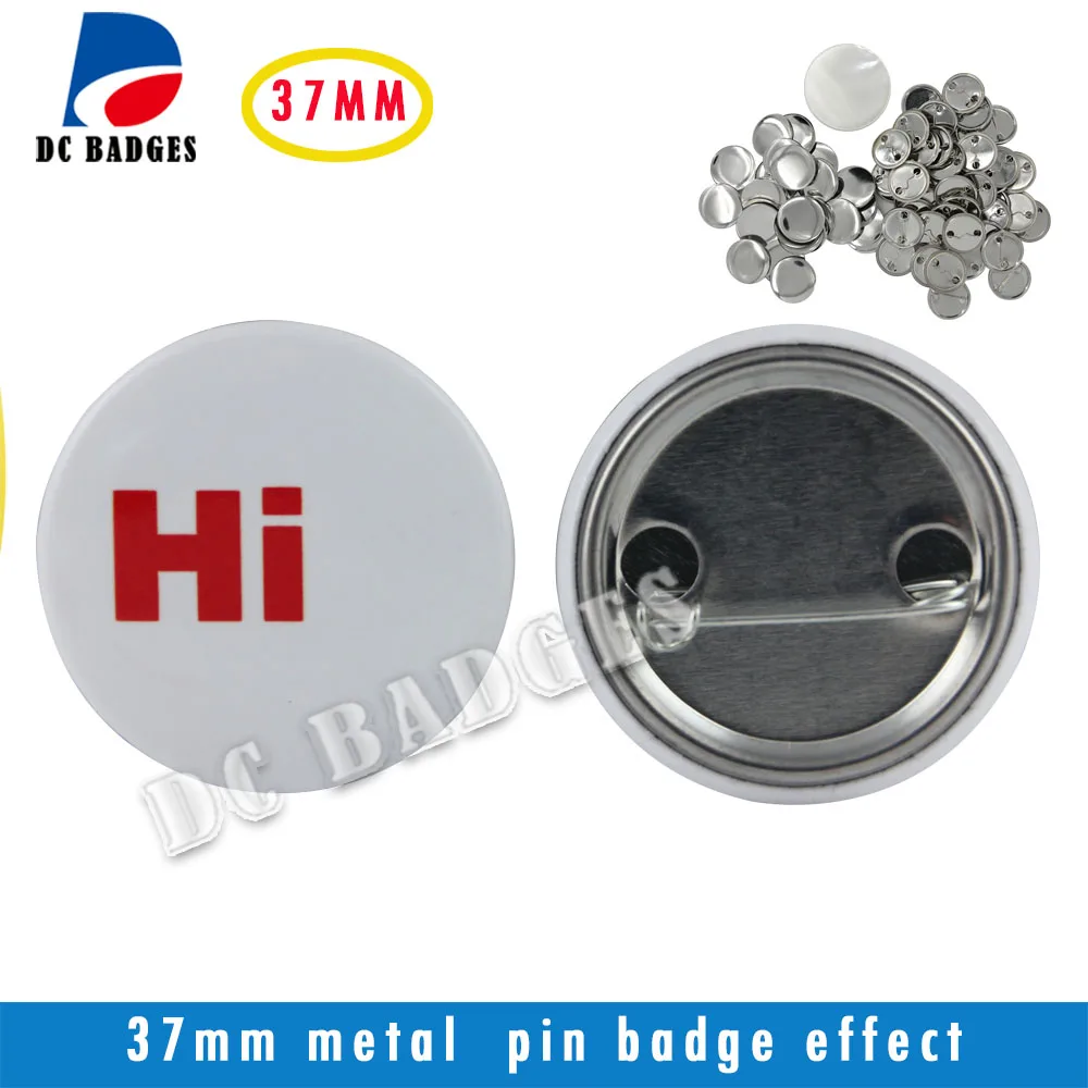 Металлический значок для кнопки New Pro 1 5 &quot37 мм 1000 комплектов|pinback button badge|badge