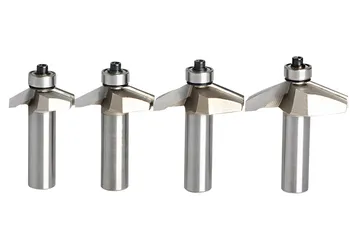 

1Pc Tungsten Carbide Horse-nose Ogee CNC Engraving Router Bit Flush Trim Bit with Bearing Shank 1/2" MBXD-Px1-2x1-1-2