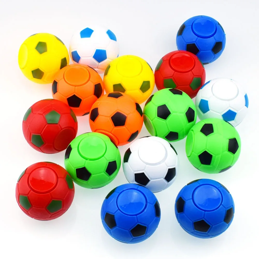 

5CM*4.5CM Soccer Football Fidget Spinner High Quality Hand Spinners Reduce Stress Increase Attention Toy Gifts