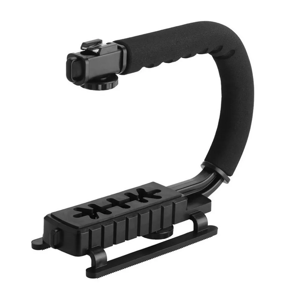 

Universal Phone Holder Camera Stand U/C Shaped Selfie Bracket Hand-held DSLR Camera Stabilizer For iPhone 6 7s Samsung Xiaomi