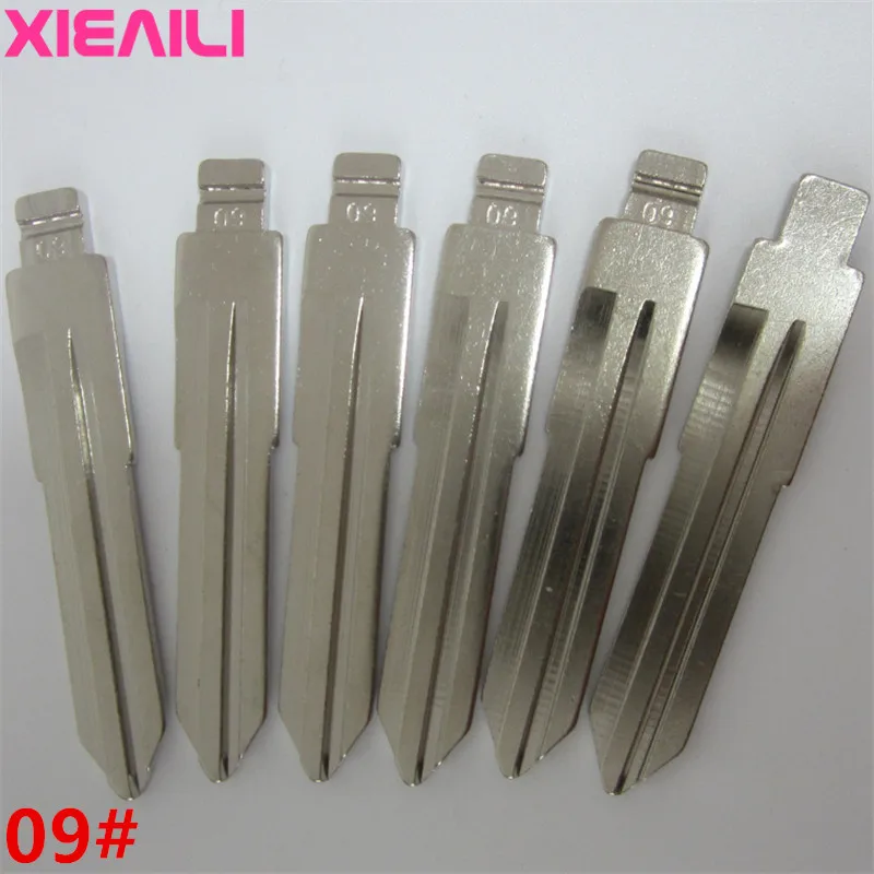 Металлическая заготовка XIEAILI 50 шт./лот 09 # необработанный откидной ключ KD