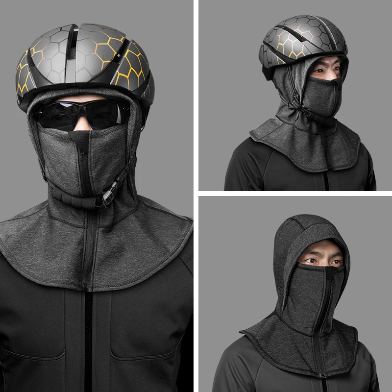 ROCKBROS, велосипедная Балаклава для бега, лыжная маска для лица, теплая ветрозащитная повязка на голову спортивная маска для мотоцикла, сноуборда, велосипеда, Сетчатая Маска для лица