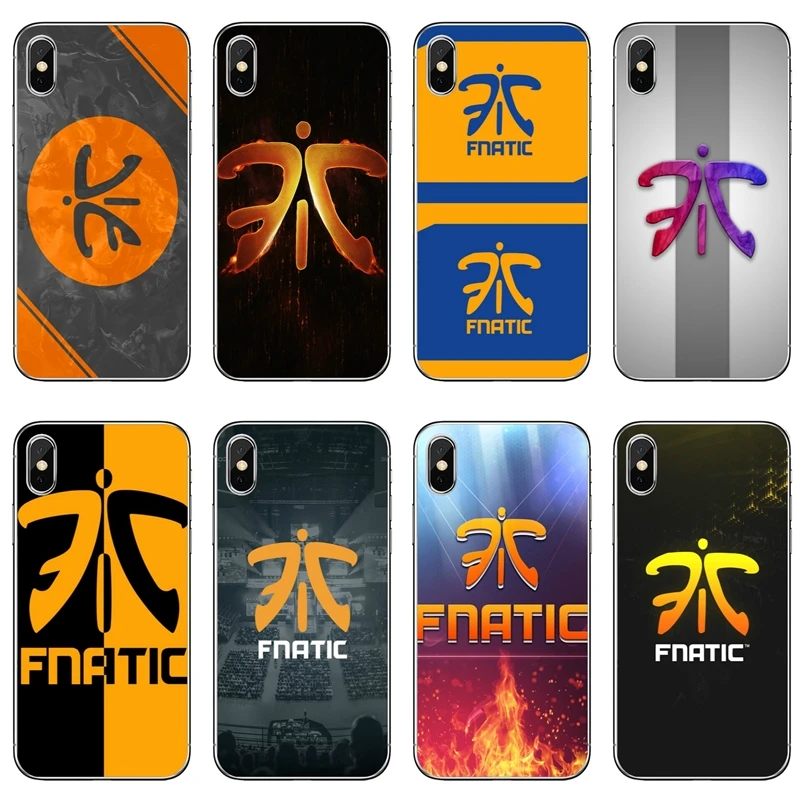 

game team fnatic fnc phone case For Samsung Galaxy J8 J6 J4 Plus Prime J7 J5 pro J3 J2 2018 2017 2016 soft cover