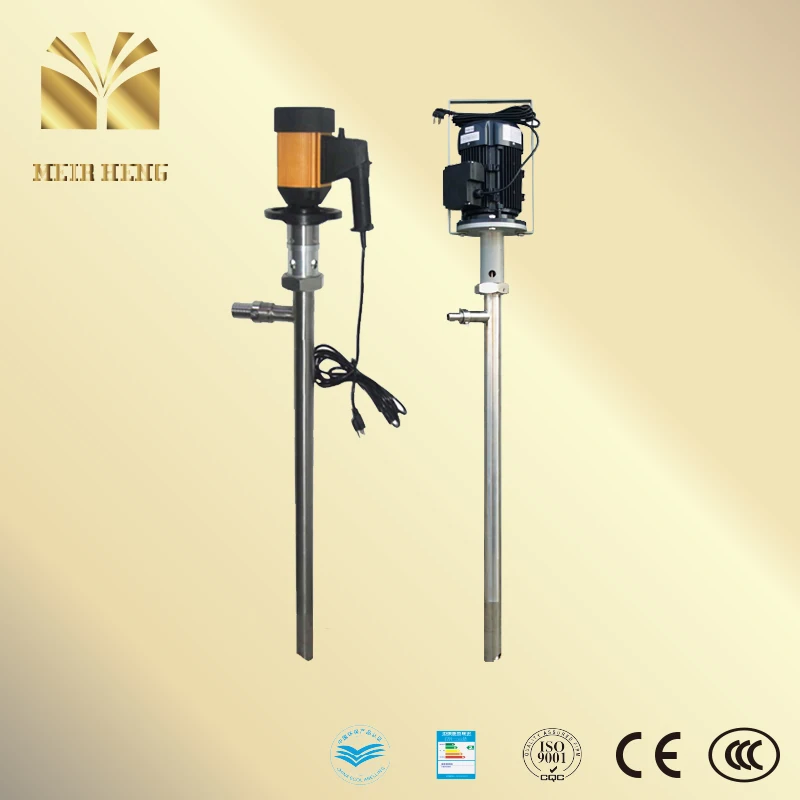 HS stainless steel protable electric screw barrel pump transfer high