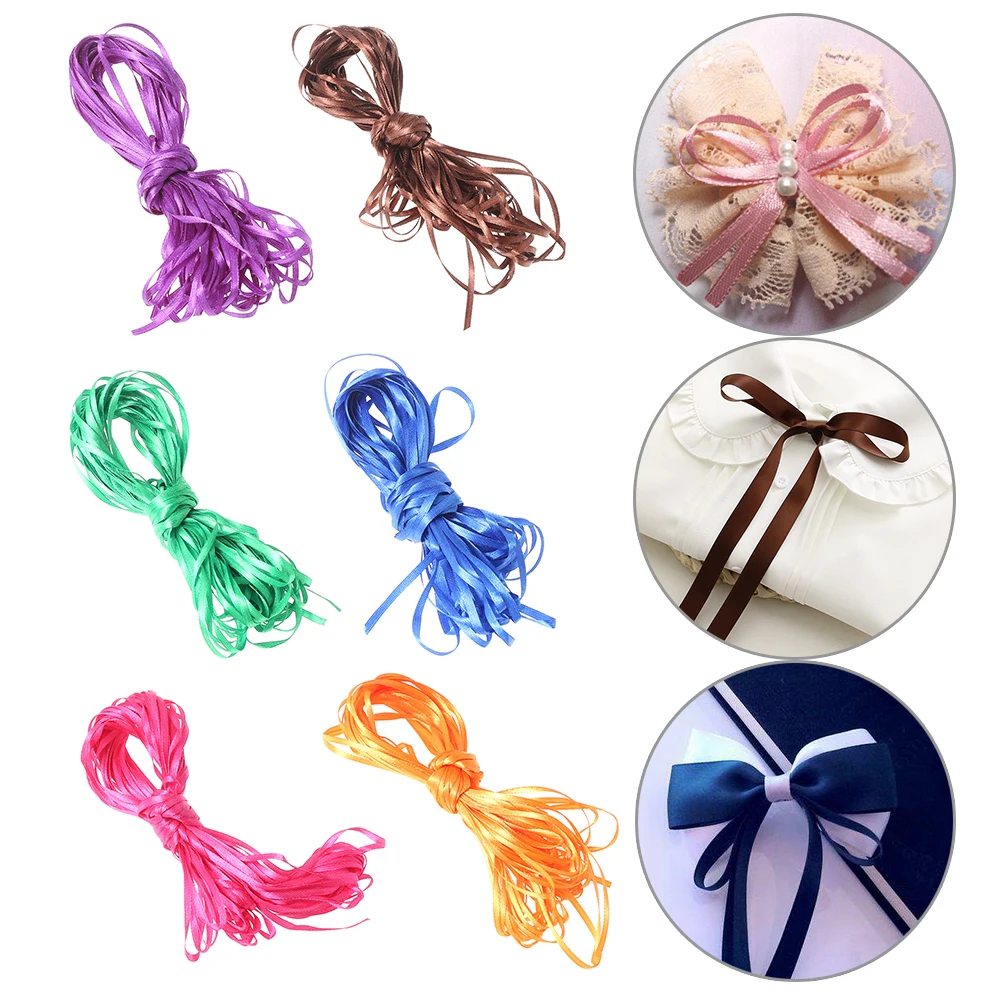 

25 Yards/lot Single Face Satin Ribbons Wedding Party Decorations DIY Bow Craft Ribbons Card Gifts Wrapping String Supplies