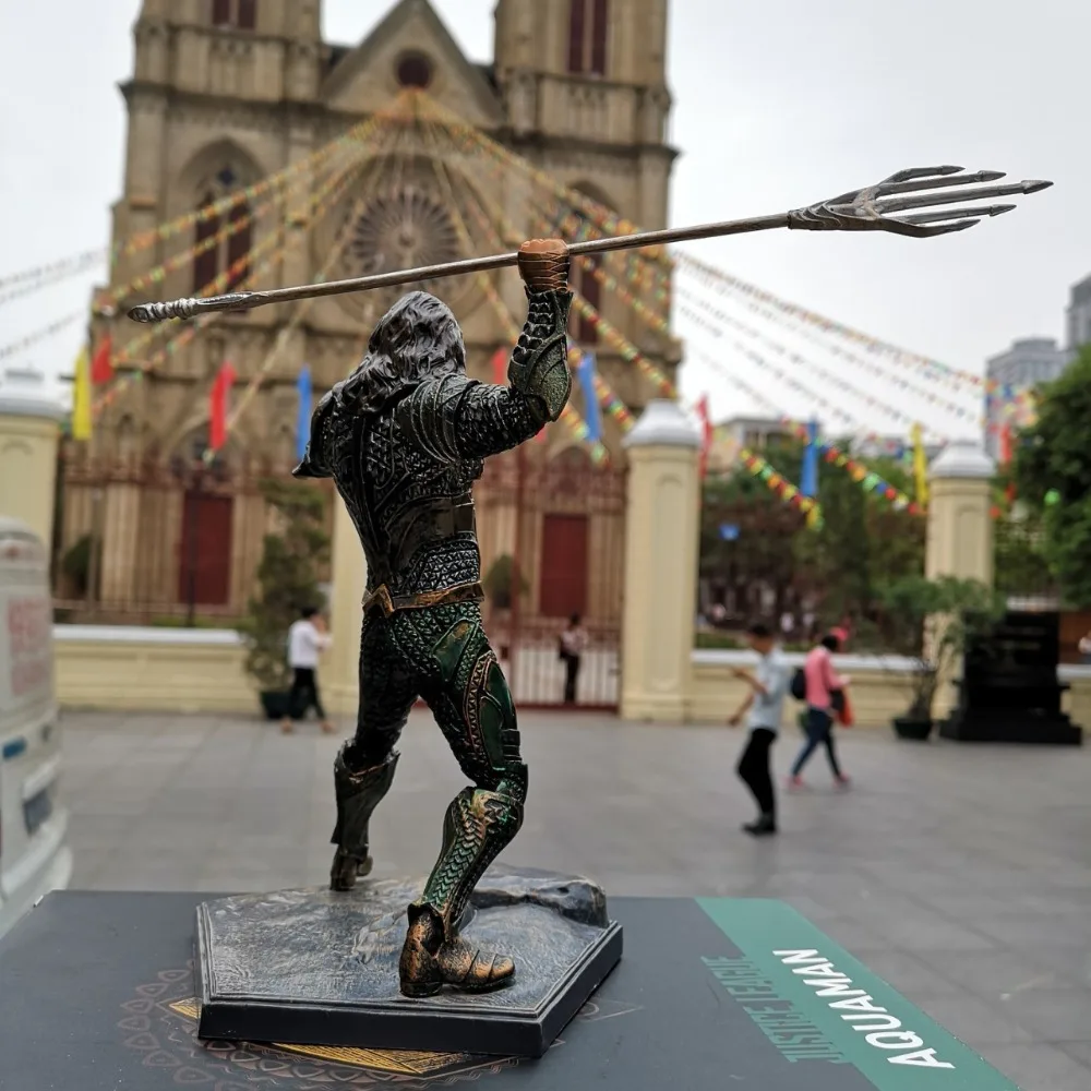  Vogue Aquaman Arthur Curry Orin with Trident of Neptune Justice League Statue DC Comic Super Hero 1