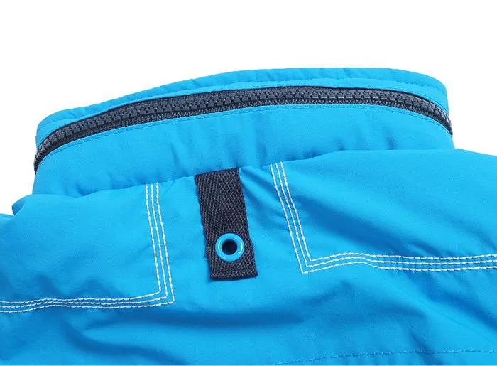 Ярко-синяя куртка с капюшоном для мальчиков ветронепроницаемая водонепроницаемая куртка для мальчиков размер от 92 до 128