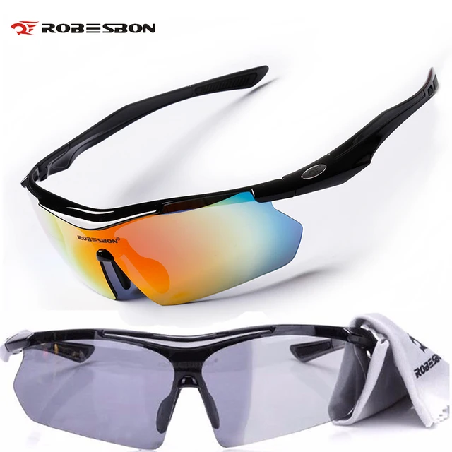 ROBESBON Photochromic sunglasses men Polarized Cycling Glasses Ciclismo