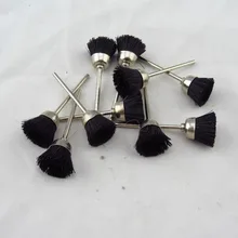 100 шт. Горячая GH101 C роторная щётка с чёрной щетиной, ювелирные полировальные щетки, стоматологическая чашка шлифовальные круглые насадки полировальный круг