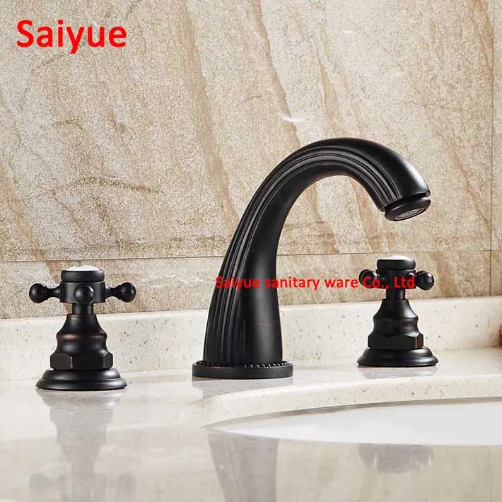 المزدوج مقبض انتشار 3 قطع النفط مفروك النحاس 8 \ المزدوج مقبض انتشار 3 قطع النفط مفروك النحاس 8 \