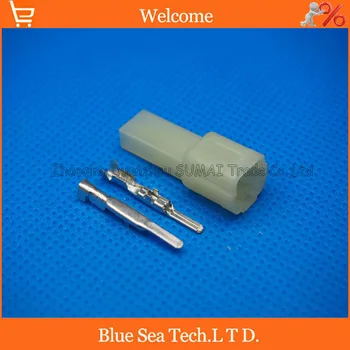 

20 sets 2 Pin 2mm Male car plug, Auto electrical connector for Sumitomo car motorcycle etc.