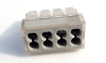 

50Pcs 8-wire Building universal wire connector 1-2.5mm2 terminal block Wiring connector