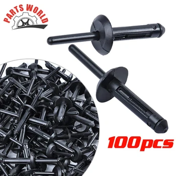 

100PCS Plastic Rivet Clip for Dodge Intrepid 1998-2004 Ram 2500 1994-2010 Ram 3500 1994-2010 Nitro 2007-2011 Nylon Fastener