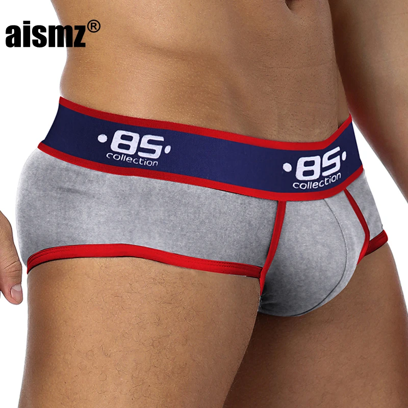 Фирма Aismz сексуальное мужское нижнее белье трусы Cuecas Пестрое гей calzoncillos hombre