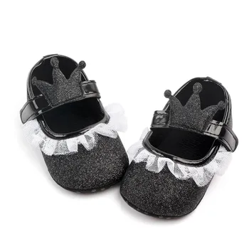 

Bling Bling Newborn Eleghant Princess Crown Party Shoes Baby Girls Birthday Shoes Soft Cotton Bottom Girl Toddler Shoes