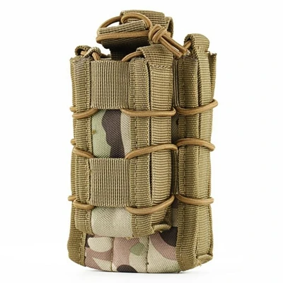 Тактический Подсумок нейлоновый двухслойный картриджный мешочек для страйкбола охотничьи военные аксессуары сумка - Цвет: cp