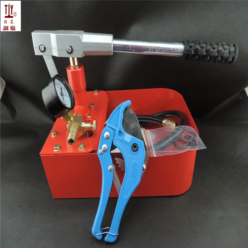 With 42mm Pipe Cutter Manual Water Pressure Testing Pump 50kg/5.0mpa