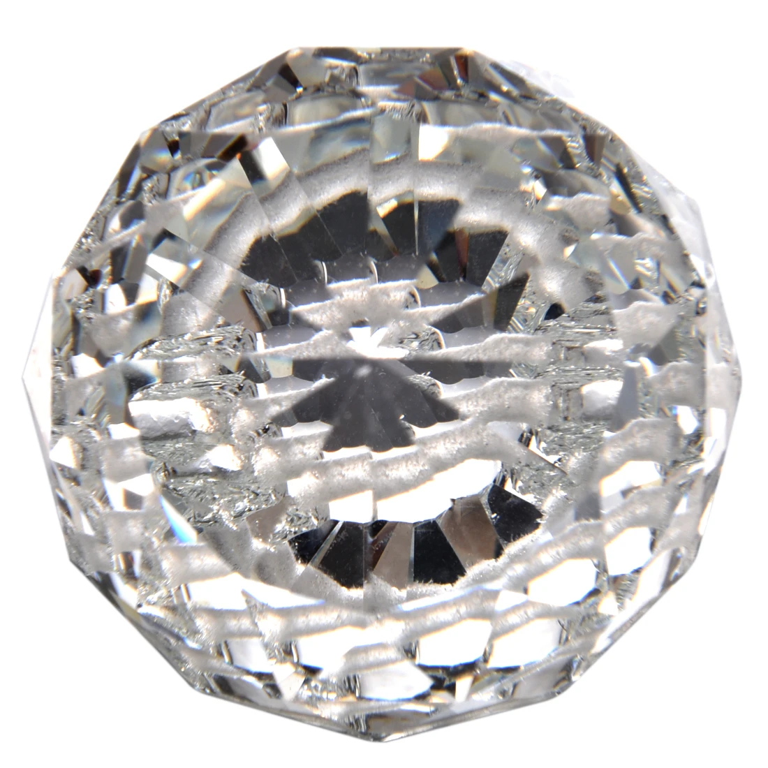 Мм 40 мм фэн шуй граненый декоративные кристаллы кулон шар (прозрачный)
