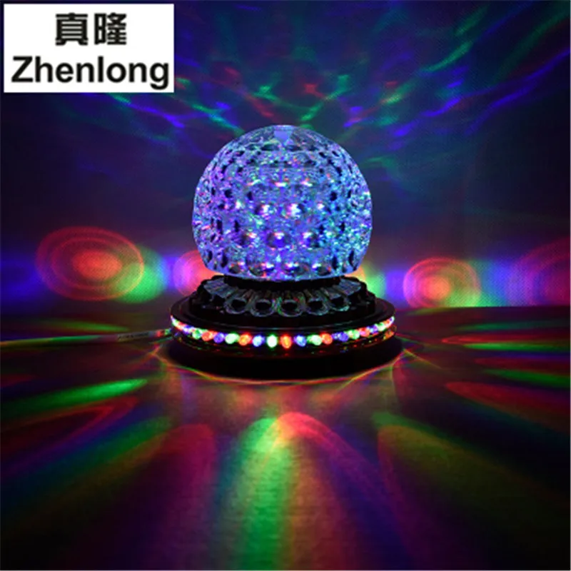 

Voice Control RGB LED Stage Lamps Crystal Magic Ball Sound Control Laser Stage Effect Light Party Disco Club DJ Light pineapple