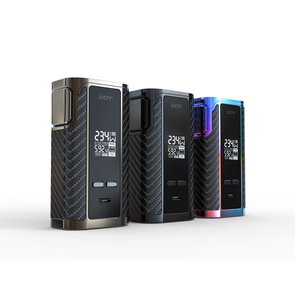 

Newest Original IJOY Captain PD270 Box Mod 234W Vape NI/TI/SS TC Vape Mod Without Ijoy 20700 dual Battery Firmware Upgradable