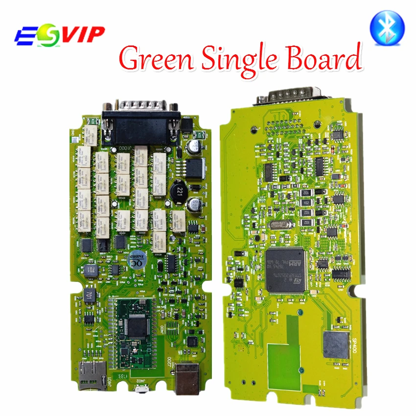 

A+++ Quality Green Single Board Scanner +Generic 3 in 1 New NEC Relays bluetooth 2015 R3 keygen Diagnostic tool Scanner