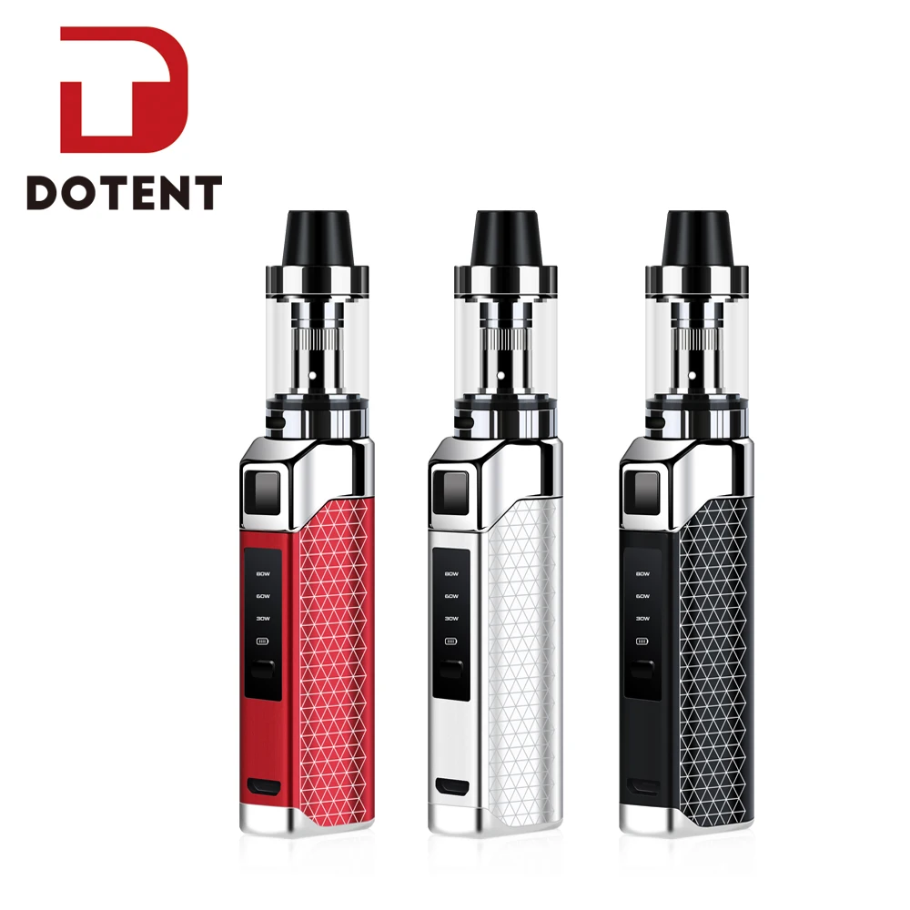 

DOTENT MK-1 Mini 80W Vape Kit Electronic Cigarettes 1300mAh Built-in Battery Box Mod Vaporizer Starter Kit Shisha Pen for Vaper