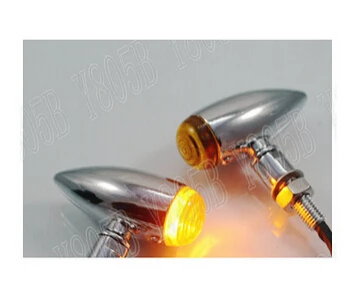 Chrome Bullet LED Turn Signal Light For Suzuki Boulevard C50 Volusia 800 C90 M109R C109 Marauder M50 Intruder LC1500 |