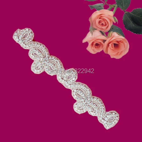 Free Shipping new crystal alapplique pearl rhinestone trim, beaded