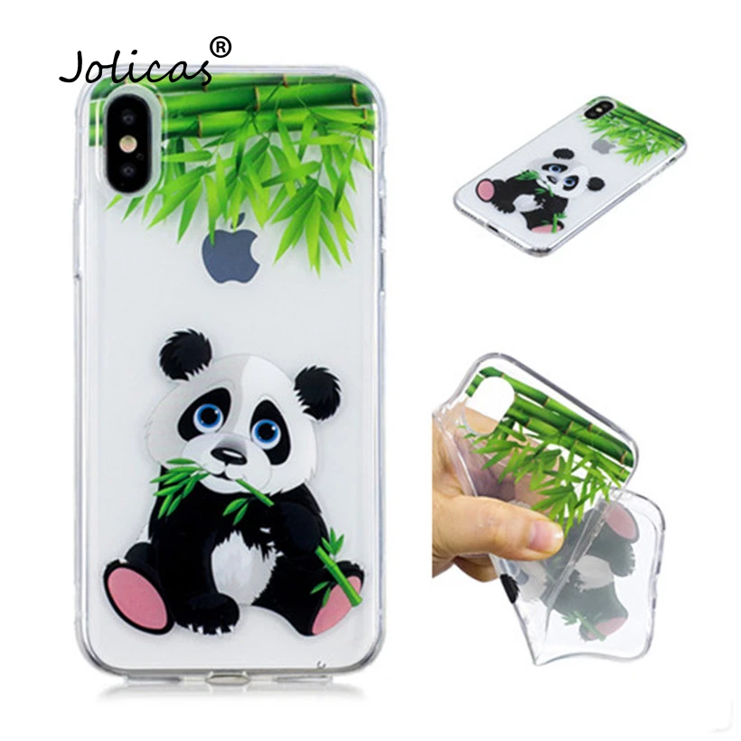 

Case For Xiaomi Redmi 5 Plus Note 5 Pro Case Silicone For Xiaomi A1 A2 5X 6X Transparent Case Panda Cartoon Case Hong channel