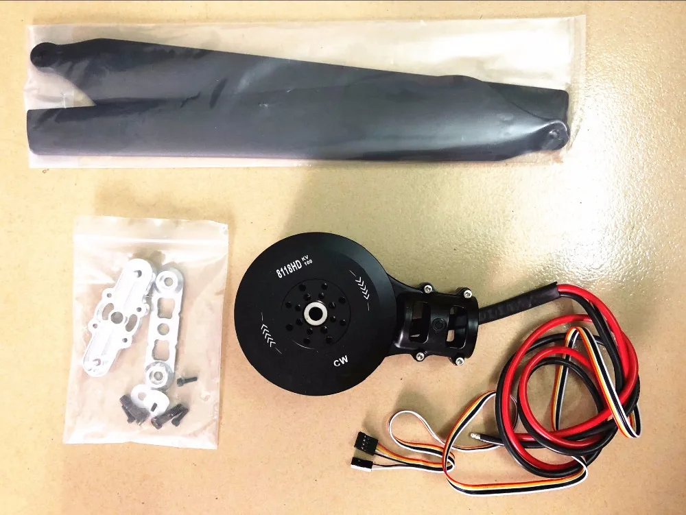 DIY 8118HD 100KV Brushless Motor with Motor Mount & FOC ESC folding propeller for Agricultural Drone Power system combos DIY 8118HD 100KV Brushless Motor with Motor Mount & FOC ESC folding propeller for Agricultural Drone Power system combos