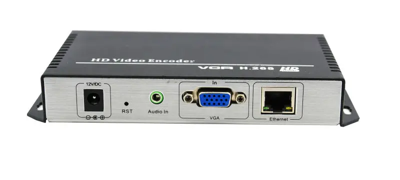Free Shipping H.265 /H.264 HD VGA Video + Audio To IP Stream Encoder IPTV Live Streaming Encoder HTTP, RTSP, RTMP, UDP, ONVIF