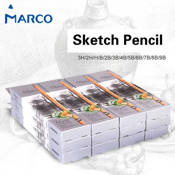 

Marco Charcoal Pencil Sketching Drawing Pencil Lapiseira Profissional Painting Soft Pencil Carboncillos Para Dibujo Stationery