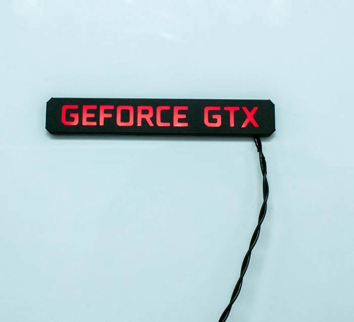 FREEZEMOD специальная видеокарта светодиодный светильник с многоцветным. XYD-GEFORCE GTX