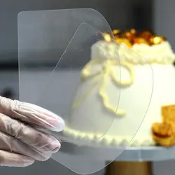 1 шт. прозрачный Пластик тесто мягким скребок для выпечки хлеба и торт украшение Кондитерские инструменты