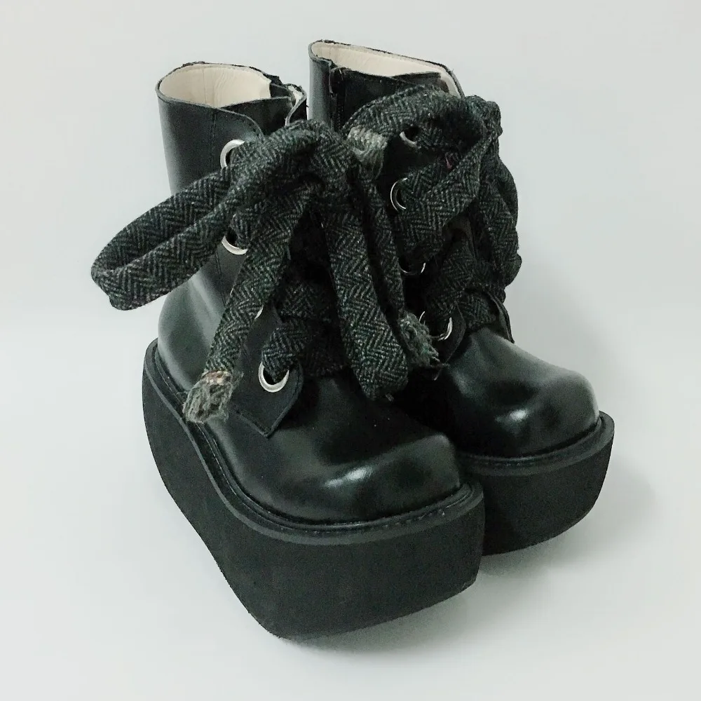 Sweet-Round-Toe-Women-Winter-High-Platform-Lolita-Punk-Ankle-Boots-Lace-Up-PU-Leather-Lolita-Martin-Boots-4