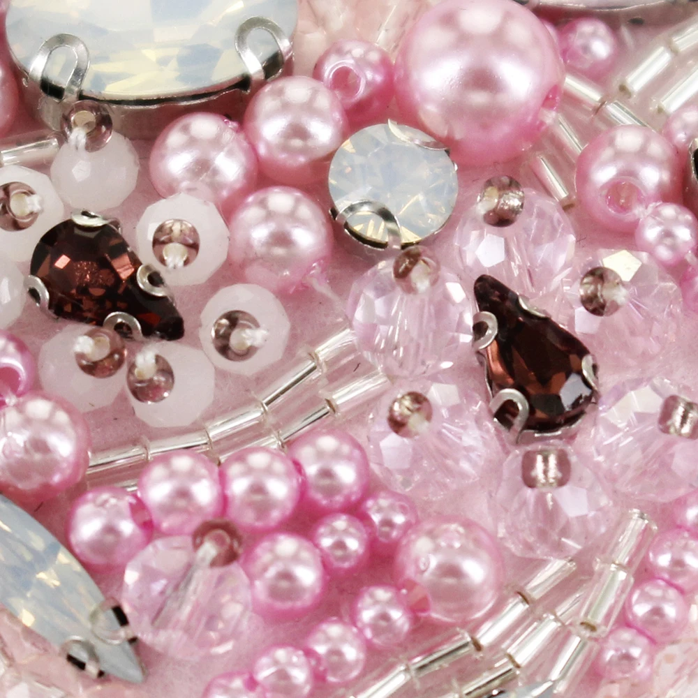 Beaded-Rhinestones-Pink-Crown-Heart-Badges-Rhinestones-Patches-Sew-on-Shoes-Stocking-Brooches-Embroidery-Applique-10pieces