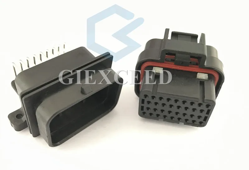 

34 Pin 4-1437290-1 Female AMP Superseal 1.0 Auto Connector Car ECU Plug With Terminals
