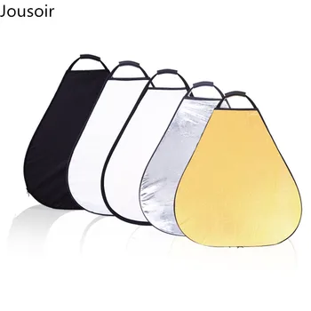 

60cm triangle 5-in-one reflector portable design studio portraits commercial photography supplement CD15