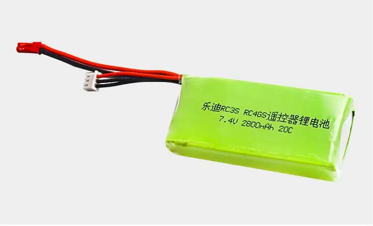 1 шт литий-полимерный 2S 7,4 V 2800mah 20C Lipo аккумулятор для радиолинков RC3S RC4GS RC6GS передатчик