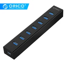 ORICO H7013-U3 супер скорость ABS USB 3,0 7 портов концентратор-черный/красный/белый/желтый