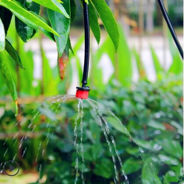 25m Micro Drip Irrigation System Plant Automatic Spray Greenhouse Watering Kits Timer Garden Hose AdjustableDripper Sprinkler