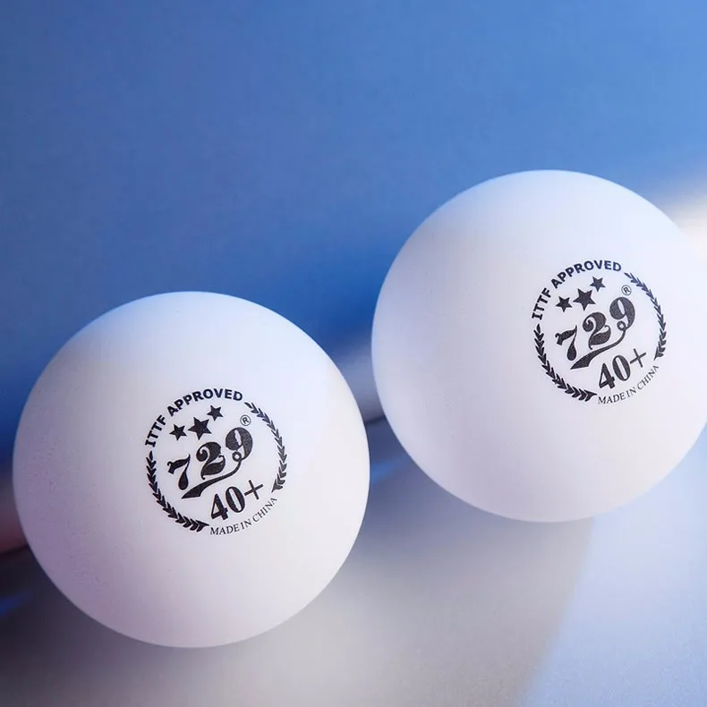 729 Дружба 3 звезды бесшовные 40+ пластиковые шарики для настольного тенниса материал ITTF одобренный поли шарики для пинг-понга