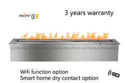 Горячая Распродажа 48 дюймов L интеллектуальные серебристого или черного цвета smart remote control био камин
