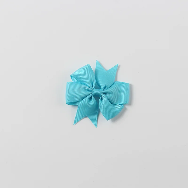 baby headband Yundfly 20pcs/lot Baby Girls Ribbon Bow Clips Hairpins Alligator Metal Hair Bows Clip Headwear Hairbows Hair Accessories designer baby accessories