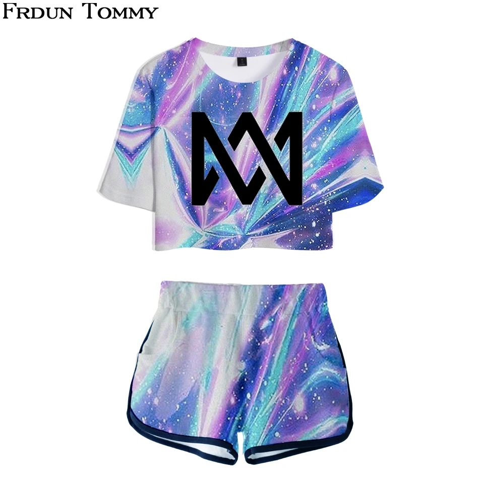 Frdun تومي 3D ماركوس و martinus الترفيه النساء مجموعات 2018 جديد نمط لينة تيشيرت بياقة مستديرة و سراويل قصيرة Kpop الملابس Frdun تومي 3D ماركوس و martinus الترفيه النساء مجموعات 2018 جديد نمط لينة تيشيرت بياقة مستديرة و سراويل قصيرة Kpop الملابس