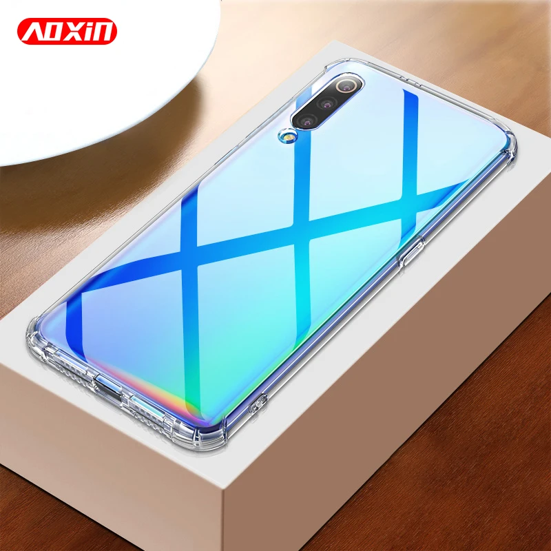 Прозрачный 3D чехол AOXIN для телефона Xiaomi mi 8 9 10 mi8 lite Mix 2s mi9 мягкие силиконовые сумки