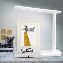 Foxanon светодиодный настольный светильник 3 режима USB Настольная лампа складной аккумулятор светодиодный Настольный светильник перезаряжаемый не щелкающий Настольный светильник для учебы и сна